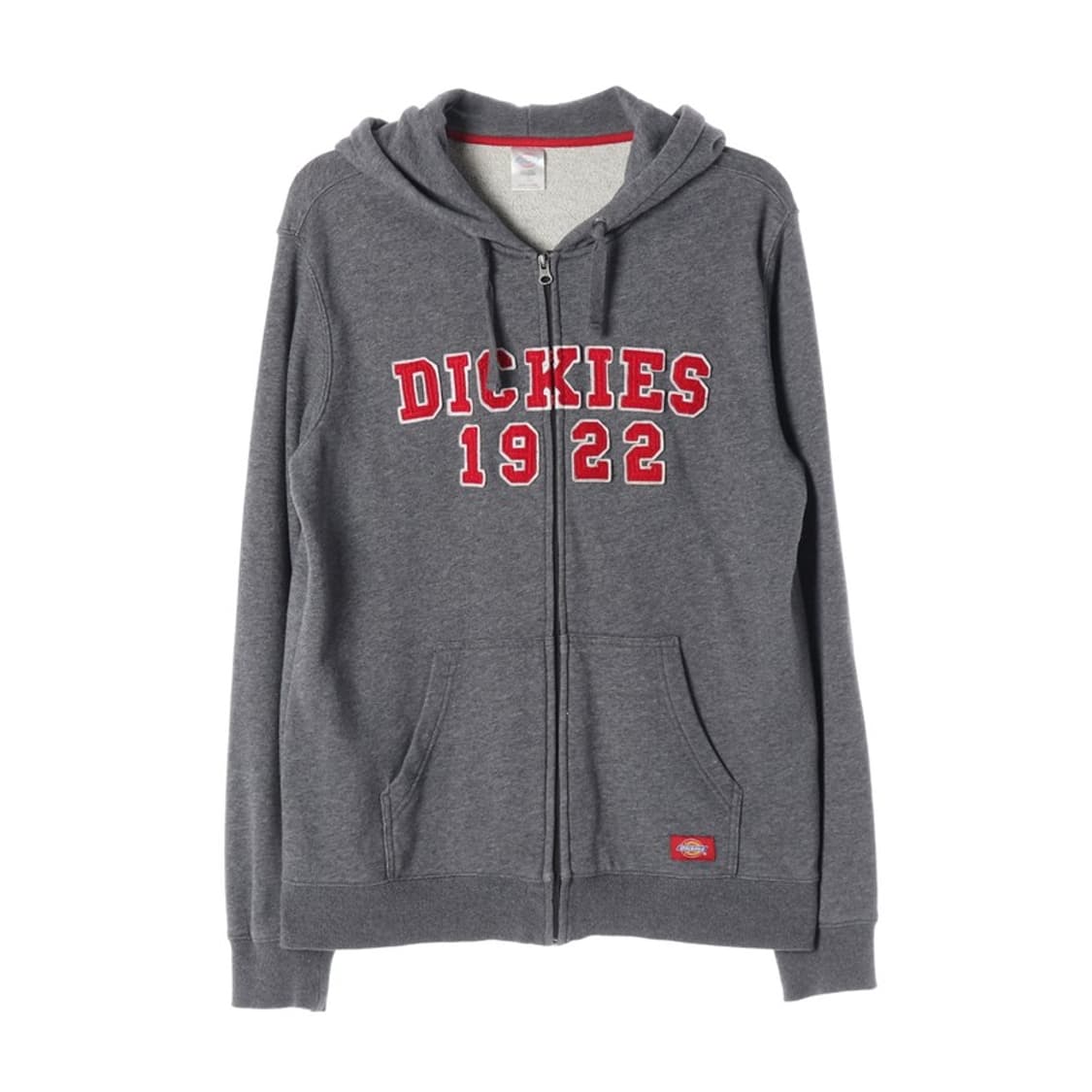 디키즈 1922 아플리케 자수 로고 후드 집업 차콜 L 상품이미지1