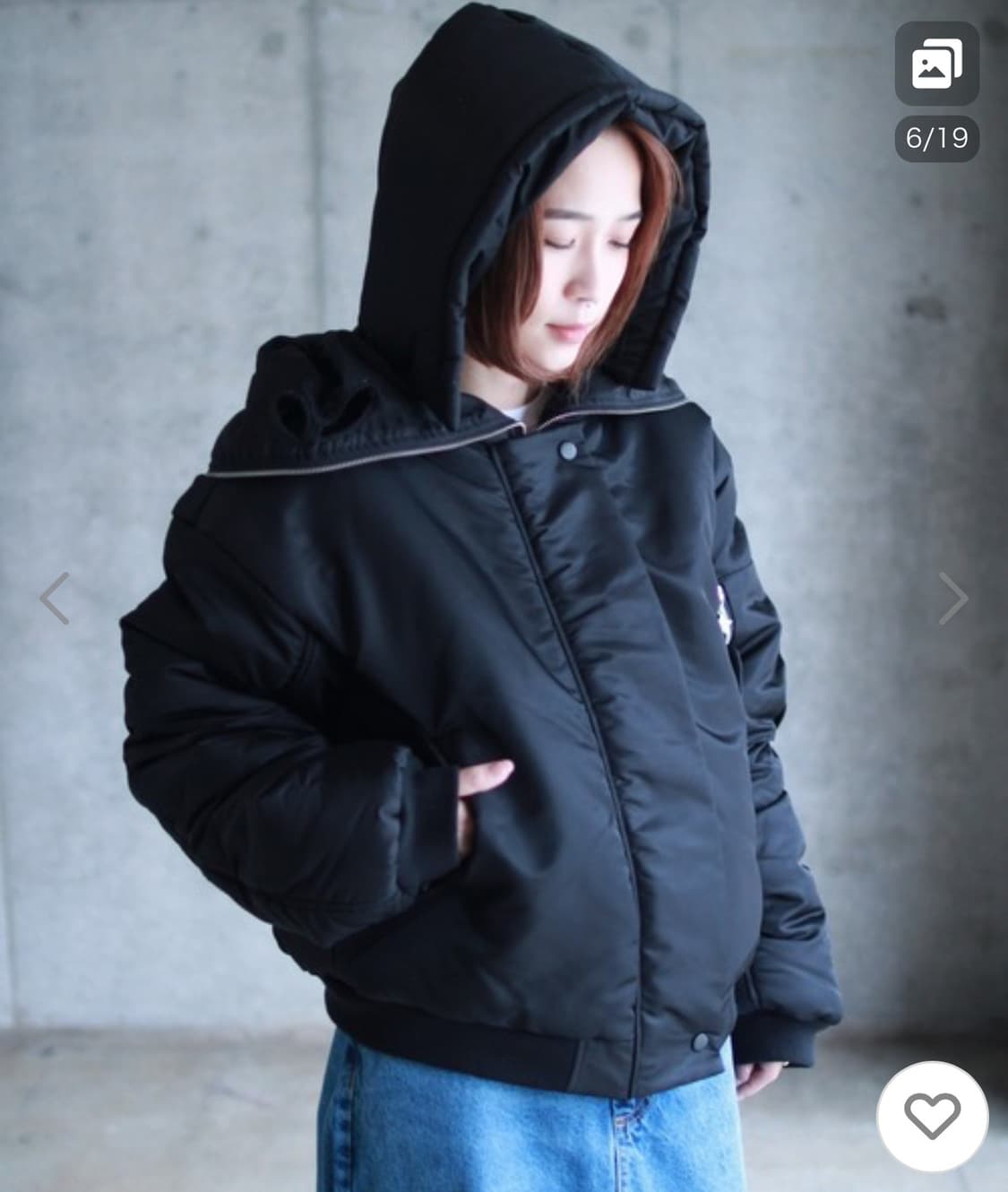 애슐리윌리엄스 버터플라이 봄버 자켓 M 상품이미지4