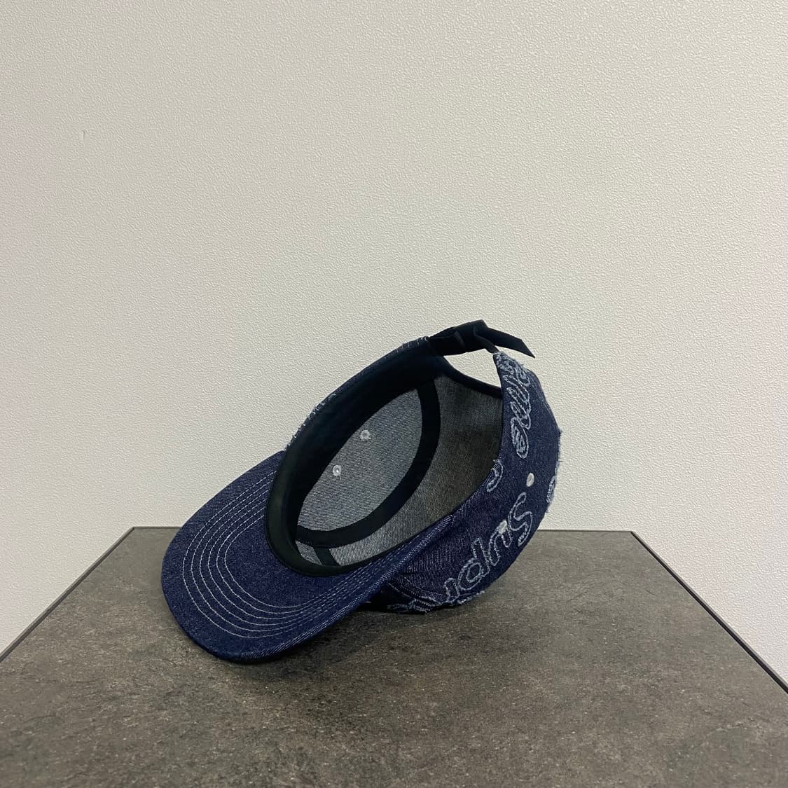 (OS) 슈프림 박스로고 캠프캡 모자 데님 상품이미지6