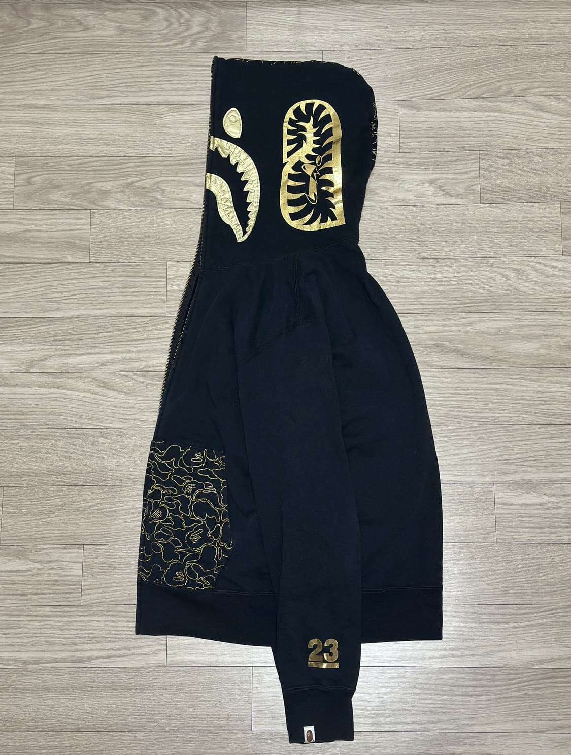 베이프 후드집업 23주년 한정판 L사이즈 상품이미지2