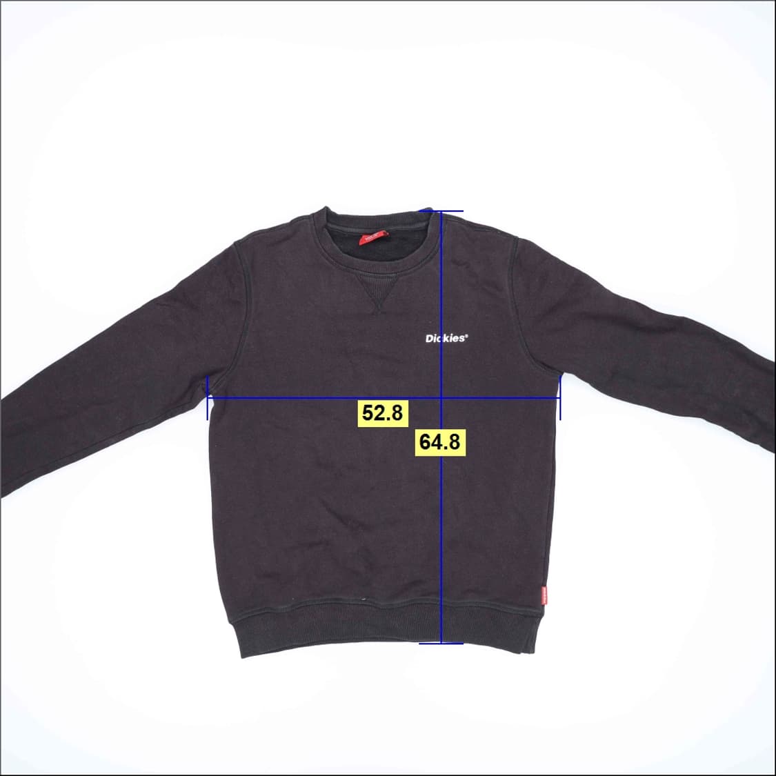 S-M 디키즈 스몰로고 맨투맨 0407H1 상품이미지5