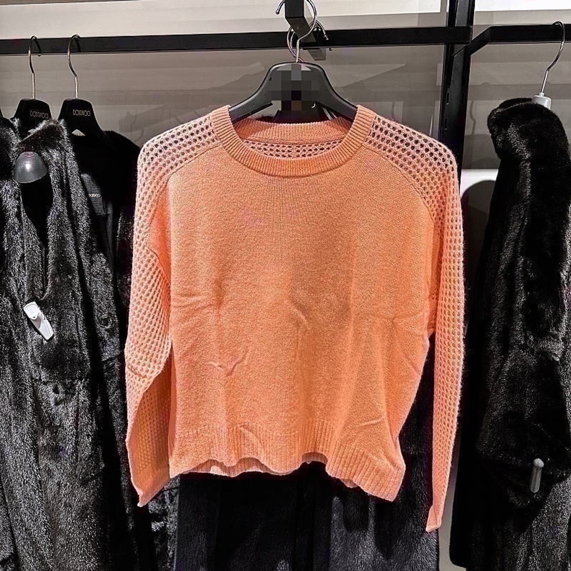 (정품/새상품) 360 CASHMERE 여성 피치 캐시미어 니트 상품이미지1