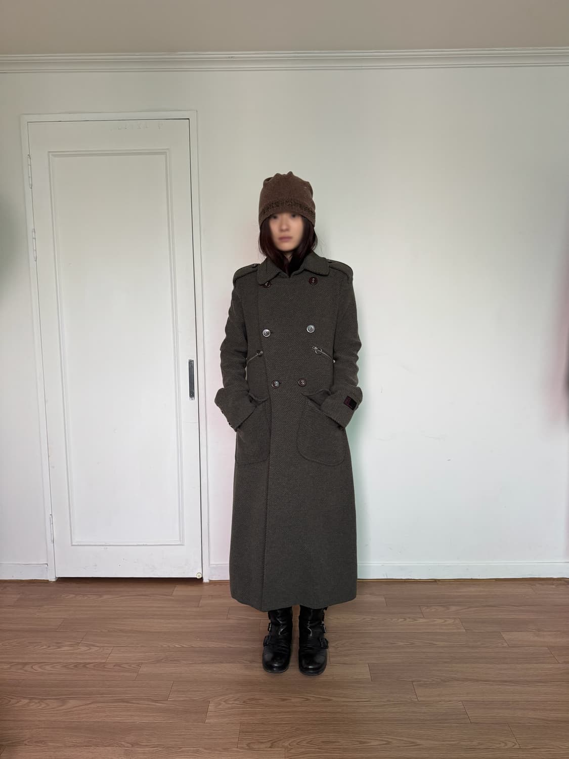 vintage Diesel heavy wool coat 상품이미지6