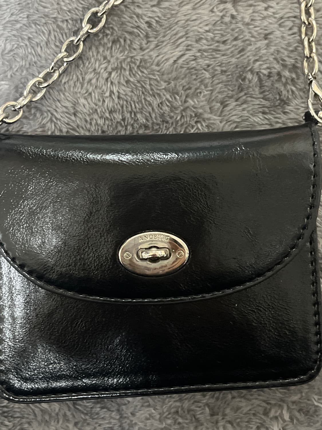 아노에틱 블랙 미니 체인 크로스백 상품이미지2