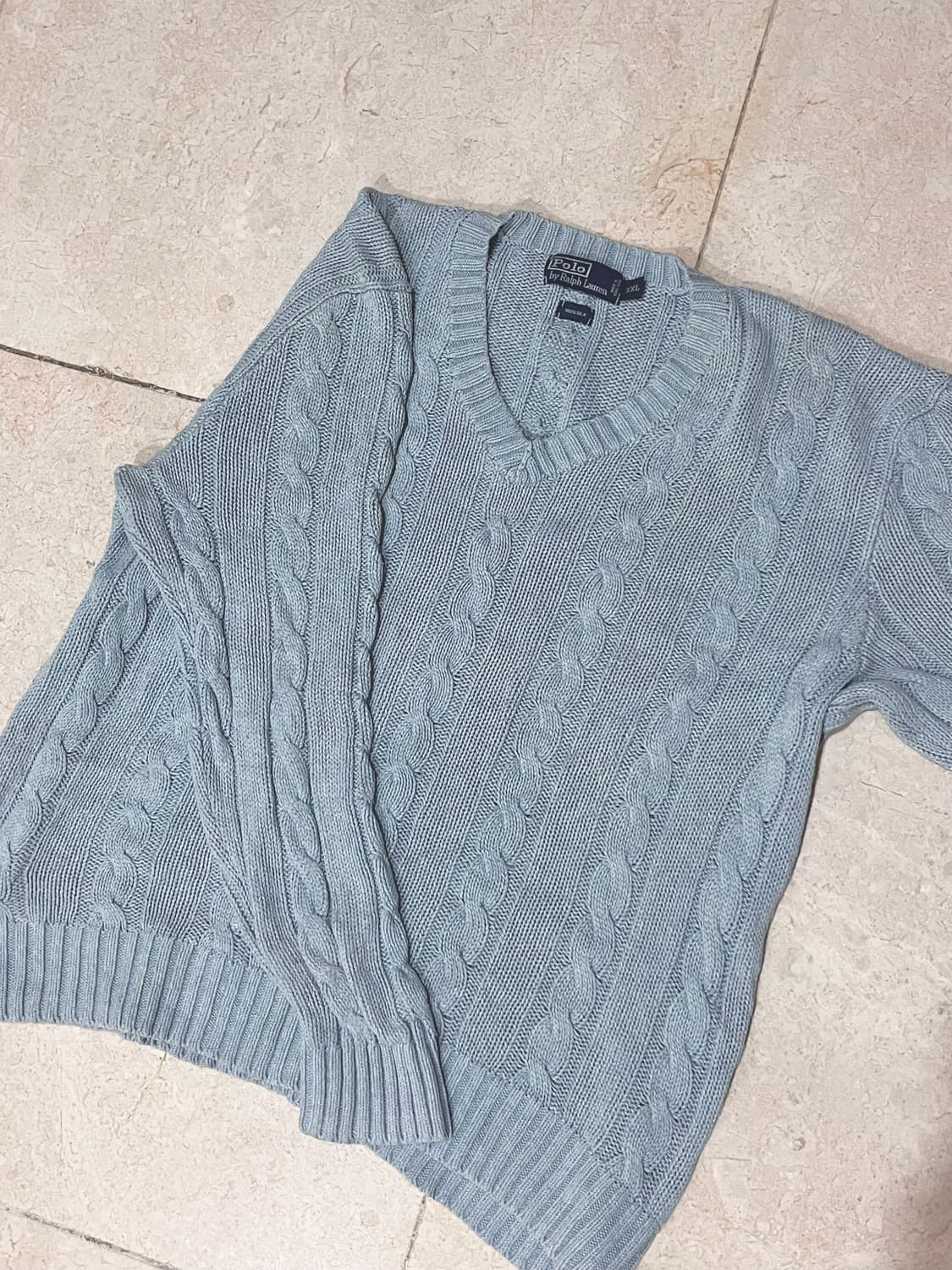 Polo 폴로 랄프로렌 브이넥 니트 XXL 상품이미지4