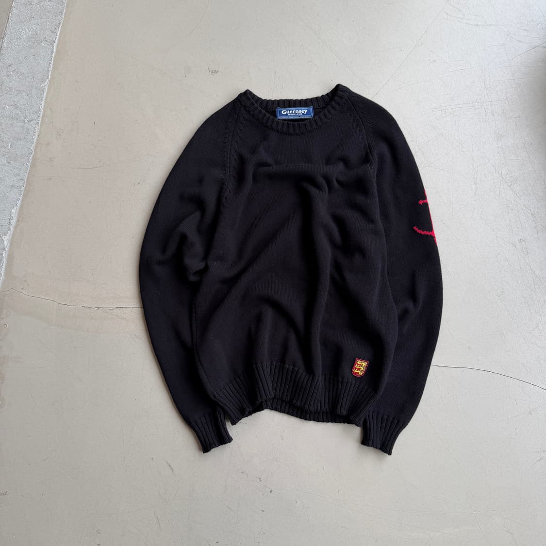 건지 울른스 코튼 스웨터 상품이미지1