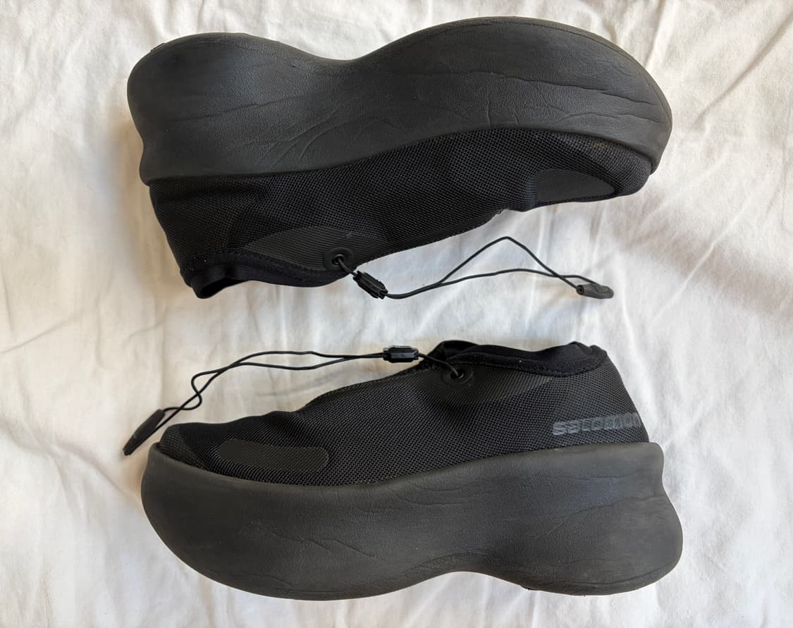 (W) 살로몬 x 꼼데가르송 센스필 플랫폼 블랙 SALOMON x CDG 상품이미지4