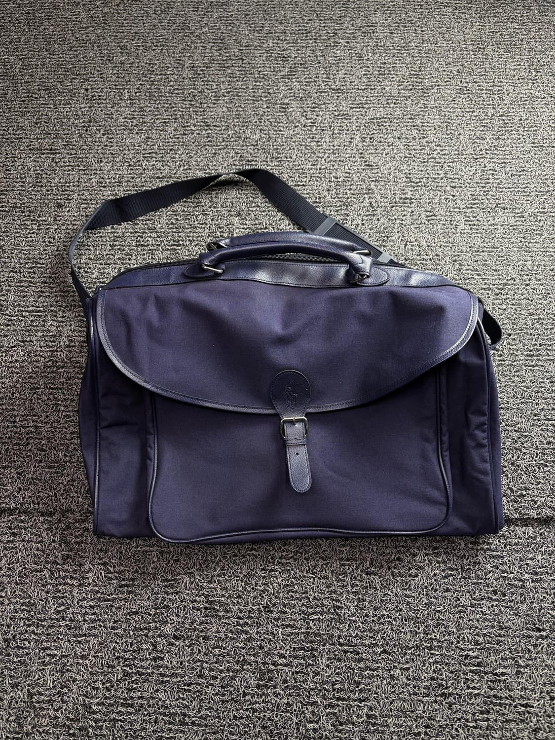 폴로 랄프로렌 가죽로고 보스턴 백 네이비 3369 상품이미지2