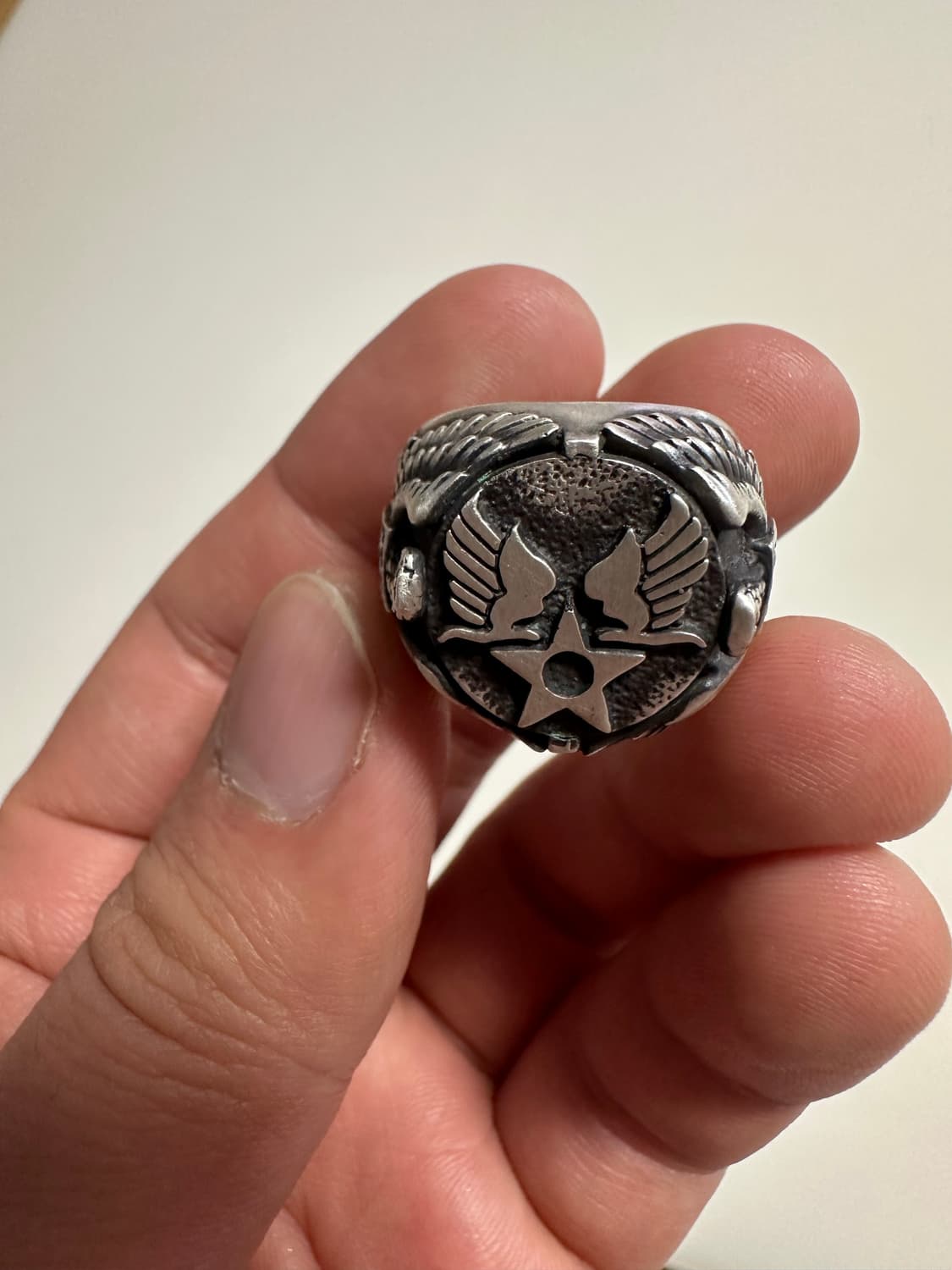 Us air force 실버 925 반지(us 10) 상품이미지8