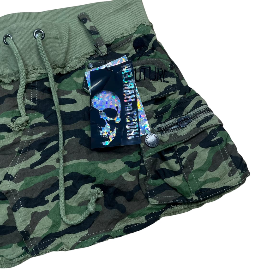 고스트오브할렘 y2k 펑크 카모 카고 스커트  상품이미지2