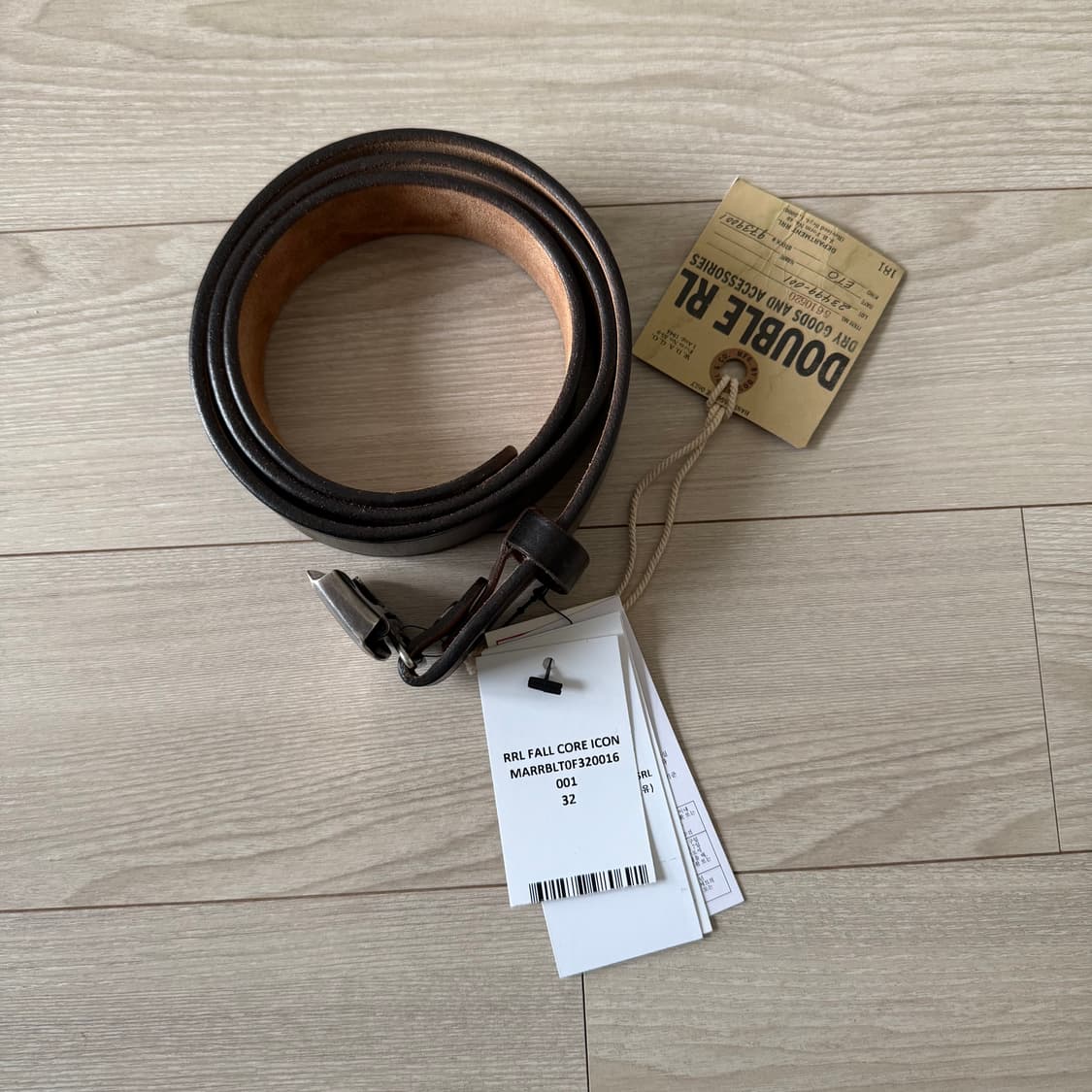 RRL 더블알엘 빈센스 벨트 블랙 32 상품이미지1