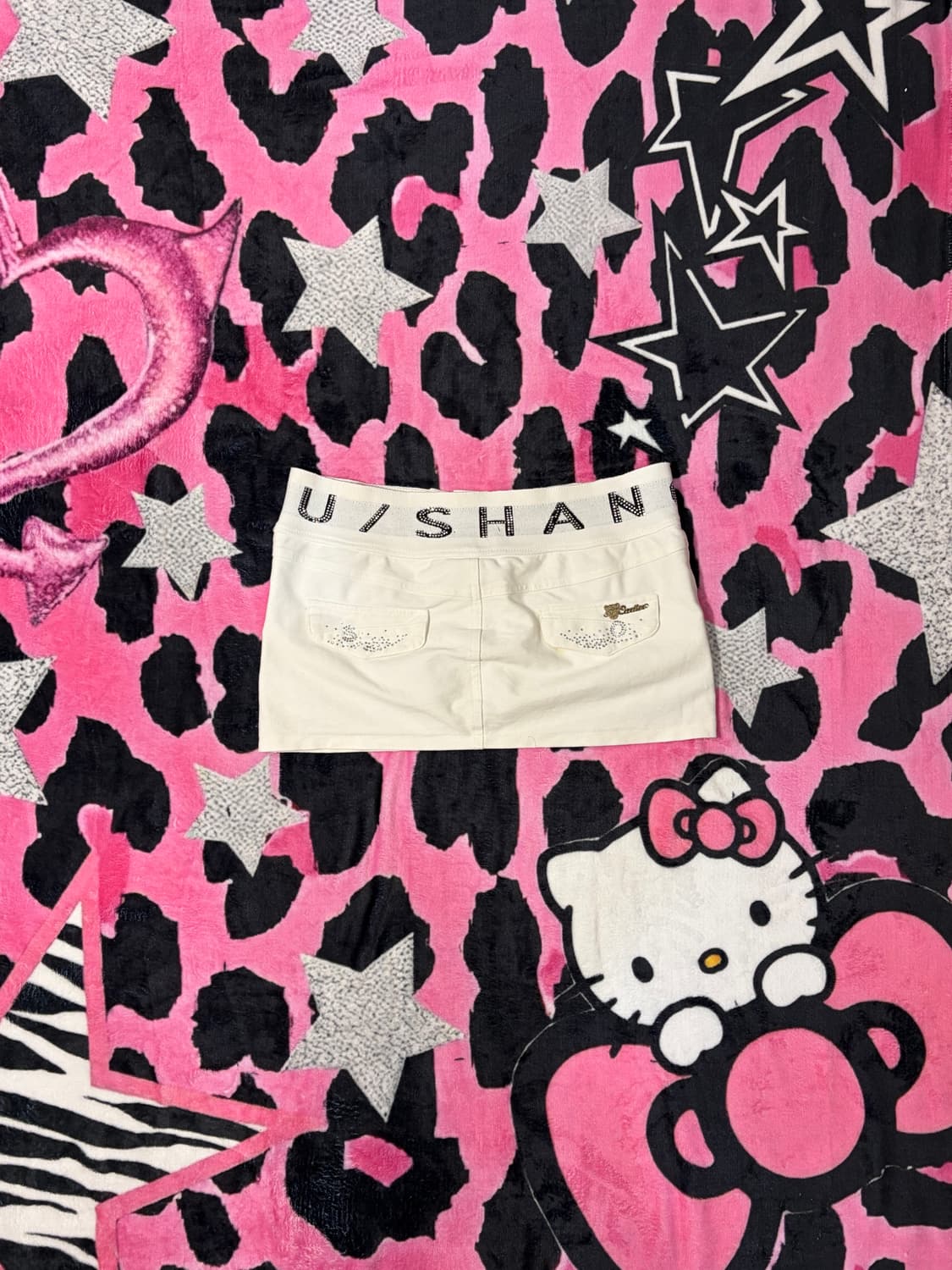 Y2K Studd Cross cubic Mini Skirt 상품이미지4