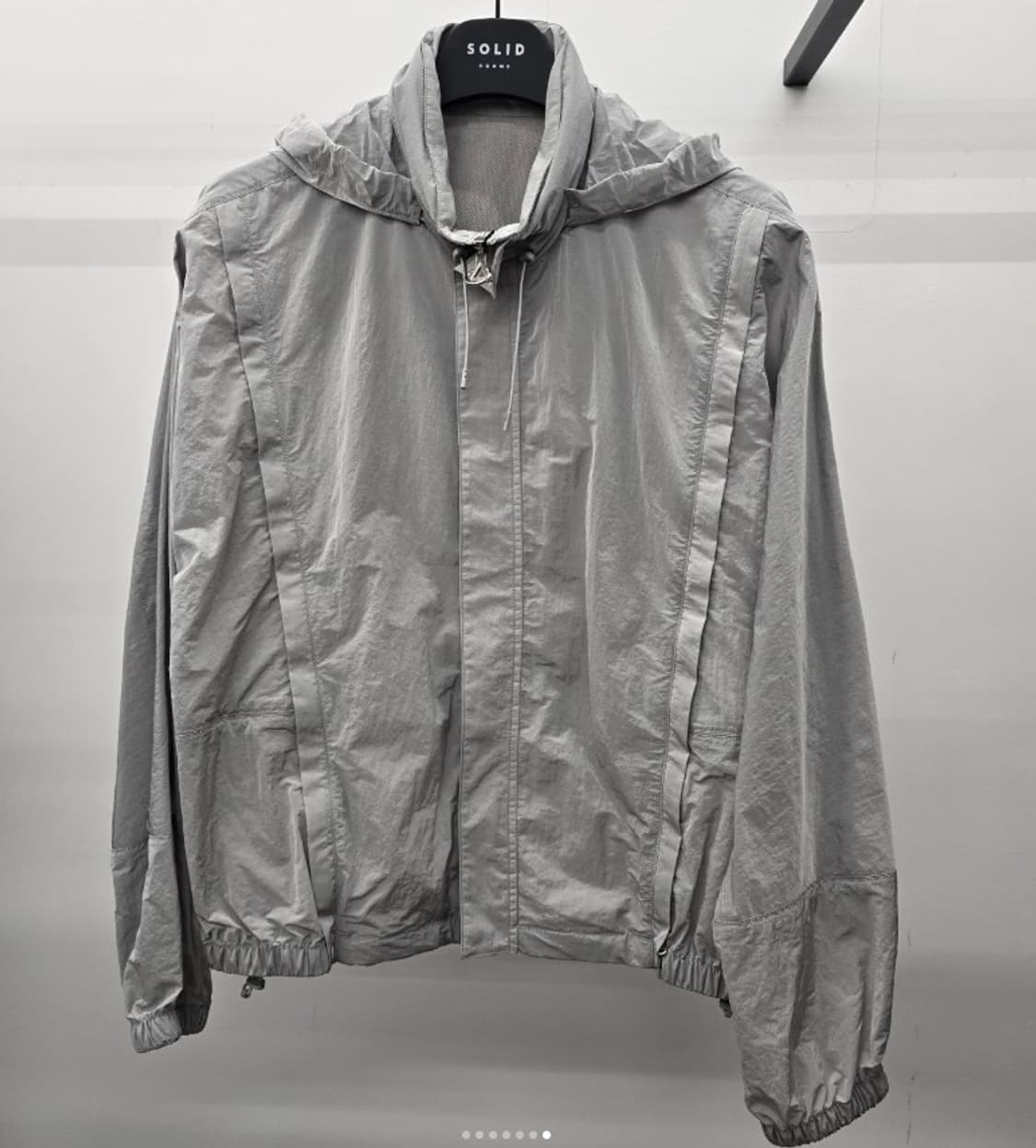 정품 솔리드옴므 24ss 그레이 패널 자켓 50사이즈 새제품 상품이미지1