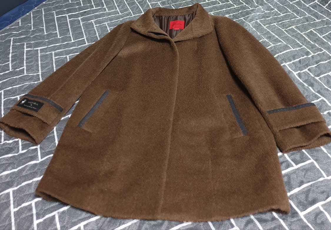 피에르가르뎅 파리 알파카 브러쉬드 자켓 브라운 (S) 상품이미지1