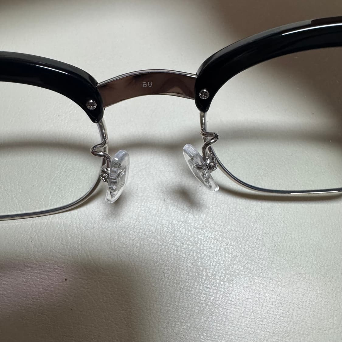 백산안경 린디브로우 블랙실버  47사이즈 하쿠산메가네 상품이미지10