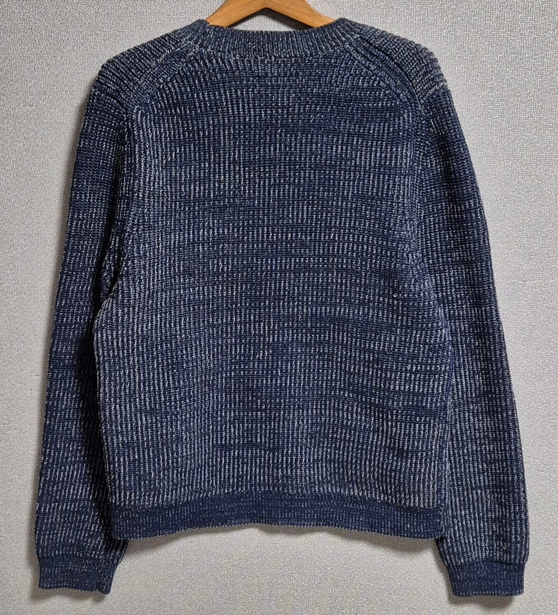 L ) COS 코스 네이비/화이트 코튼 니트 상품이미지2