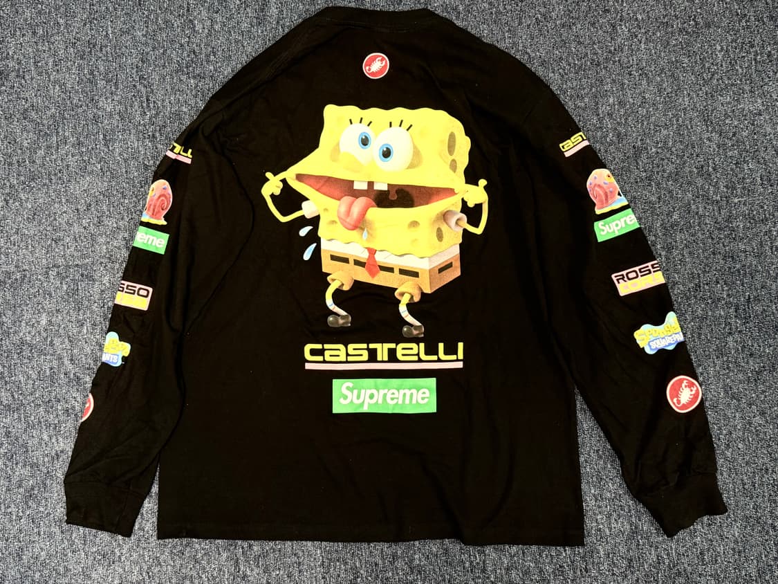 슈프림 스폰지밥 롱슬리브 L 상품이미지2