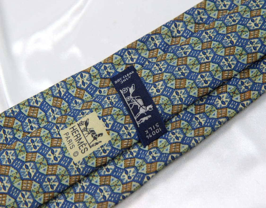 에르메스 8.8cm A+등급 남자 명품 넥타이 상품이미지3