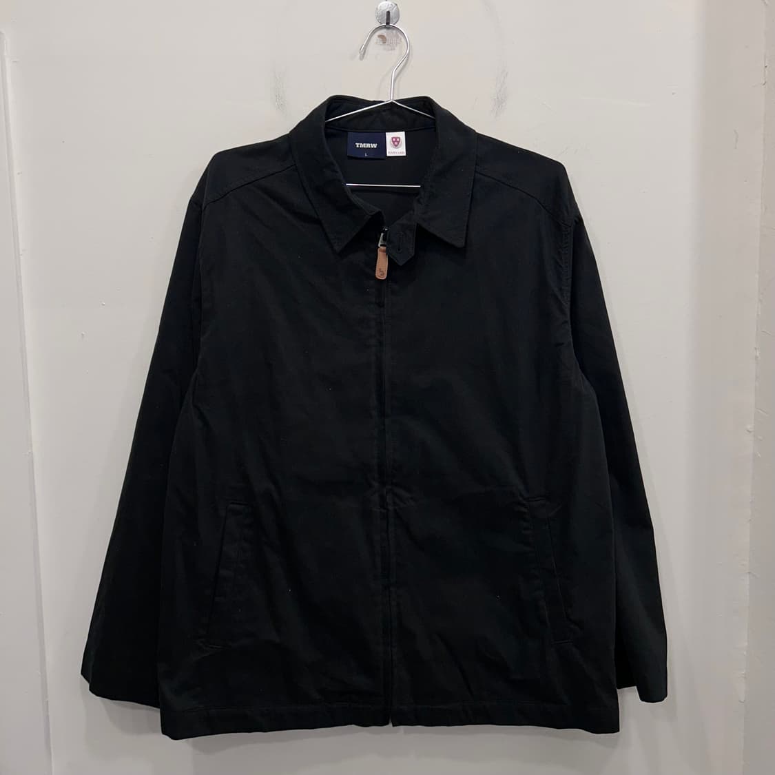 TMRW 하버드 코튼 미니멀 카라 블루종 상품이미지2