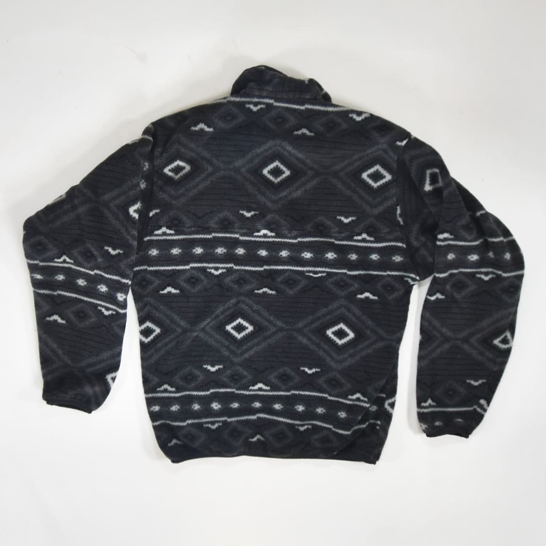 12FW 파타고니아 신칠라 스냅-T 플리스 블랙/그레이 에스닉 패턴 상품이미지4