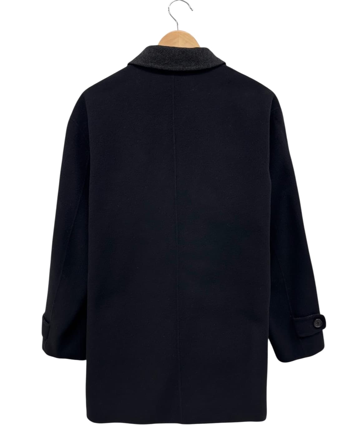 90s YSL 생로랑 울 코트 블랙 (L~XL) 상품이미지10