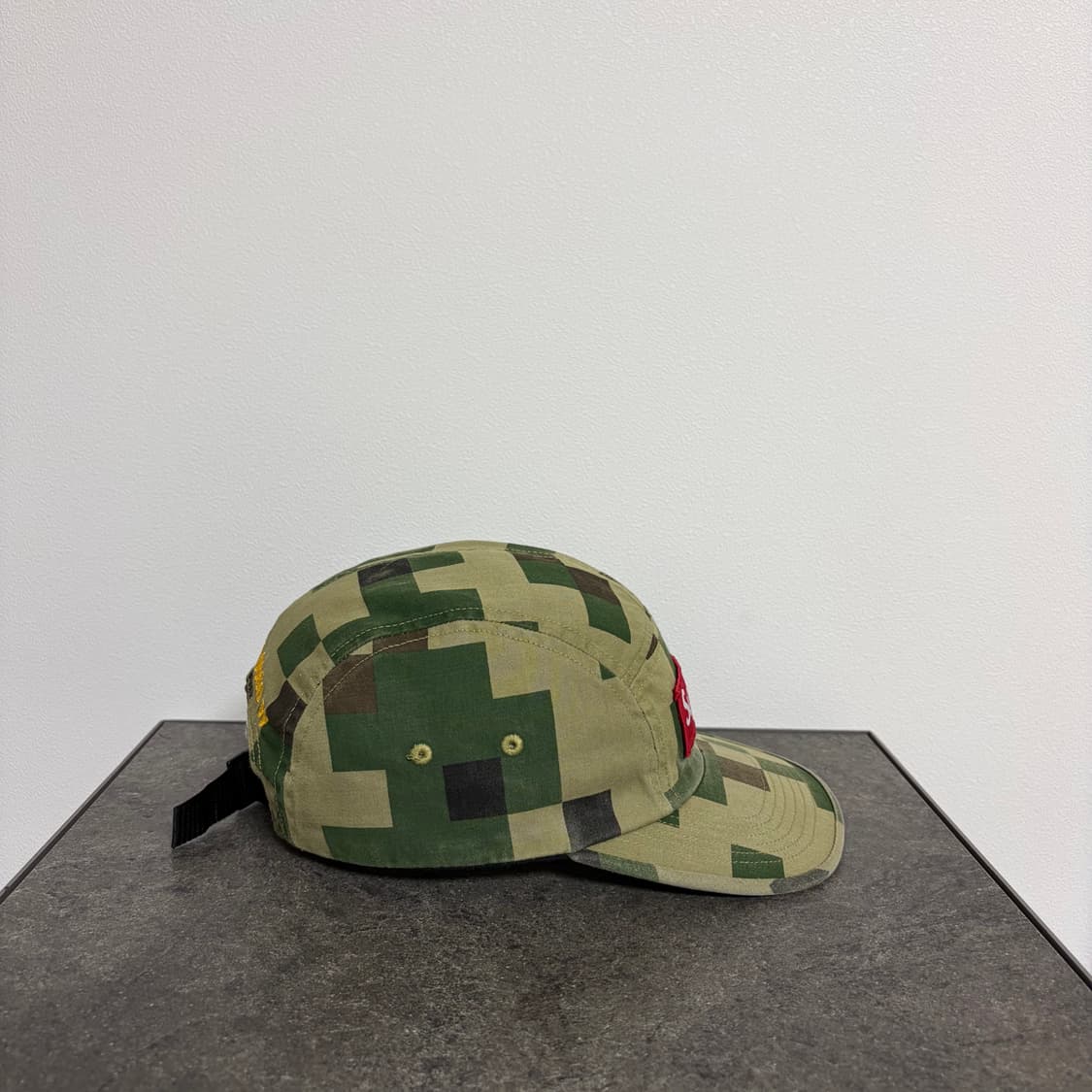 (OS) 슈프림 박스로고 캠프캡 모자 밀리터리 카모 카키 상품이미지3