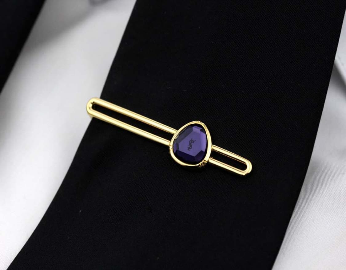 입생로랑 A등급 5.1cm 남자 명품 넥타이핀 빈티지 상품이미지6