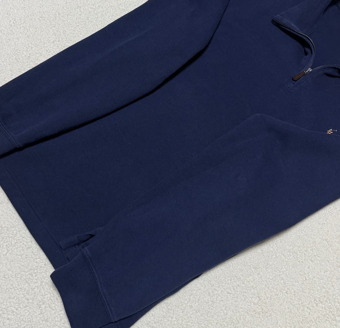 폴로 랄프로렌 네이비 반집업 니트 (QR) 상품이미지7