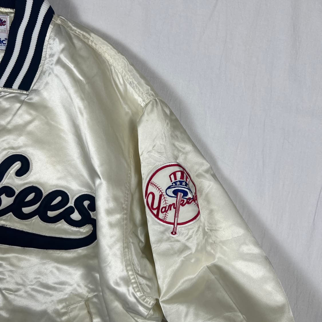 90‘s 마제스틱 mlb ny양키즈 팀 봄버자켓 상품이미지3
