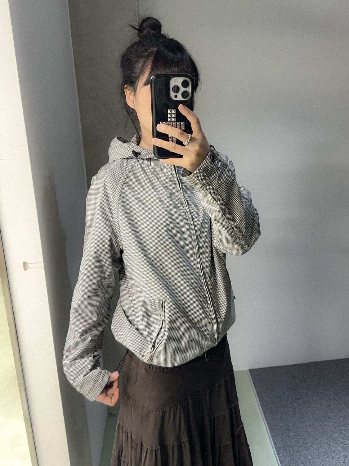 joseph check 2way zip windbreaker 상품이미지4