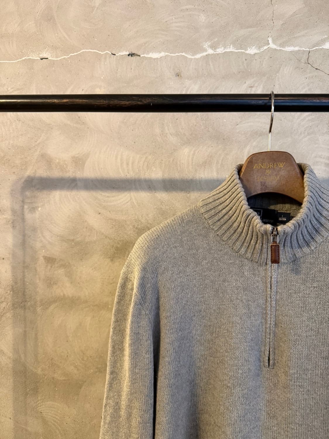 폴로 랄프로렌 짚업 니트 100 상품이미지4