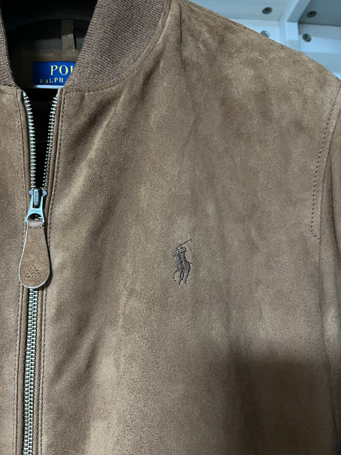 폴로 랄프로렌 스웨이드 플라이트 재킷 상품이미지3