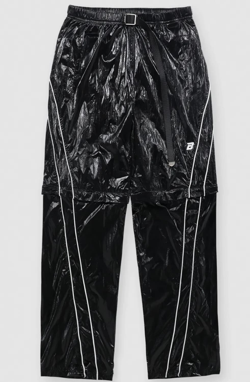 배드블러드 블랙 트랙팬츠 라지핏 스몰  상품이미지1