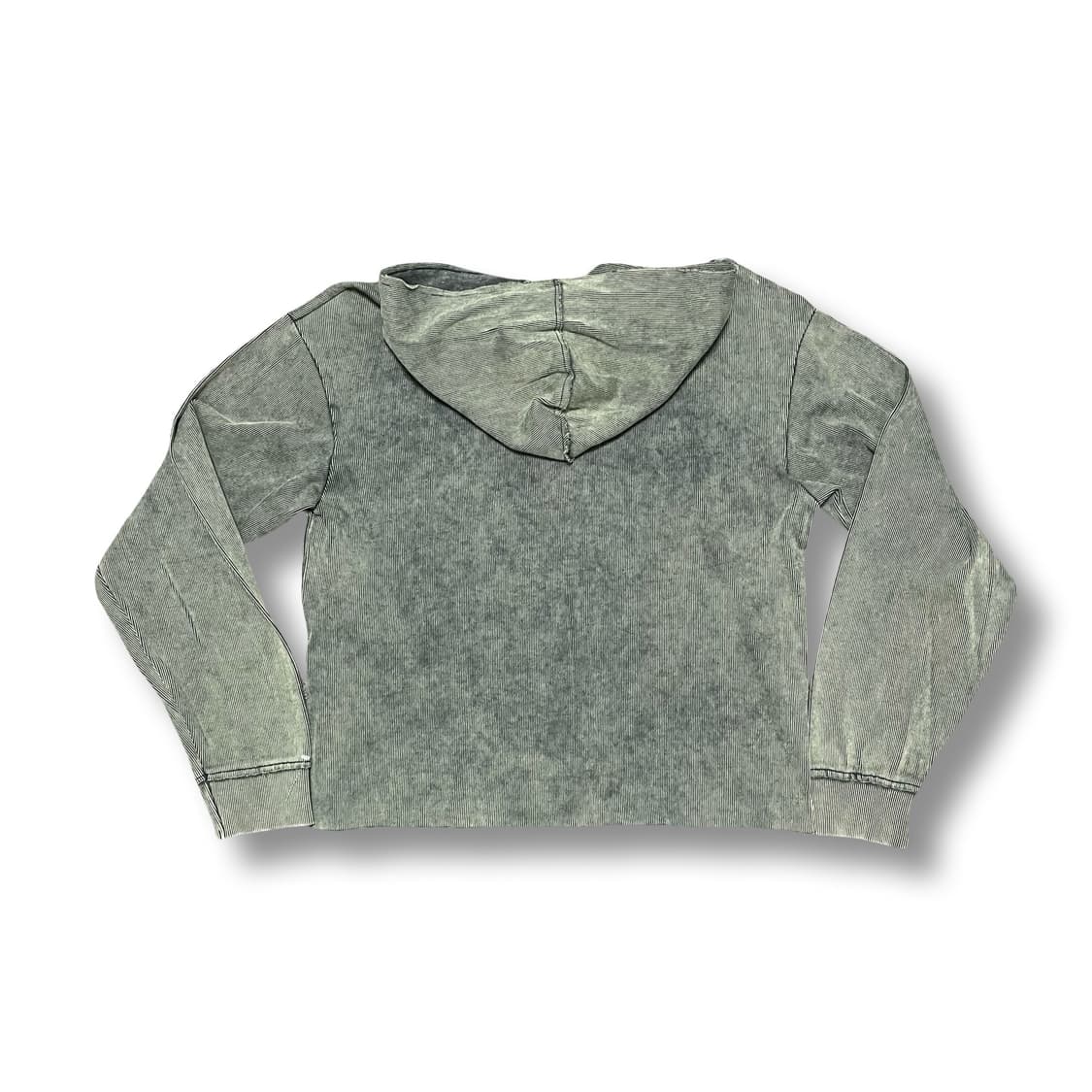 [L] 자라 골지 빈티지 숏 후드티 상품이미지4