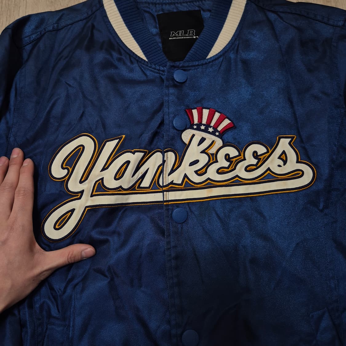 MLB 뉴욕 양키스 스타디움 바시티 자켓 L(100) 상품이미지4
