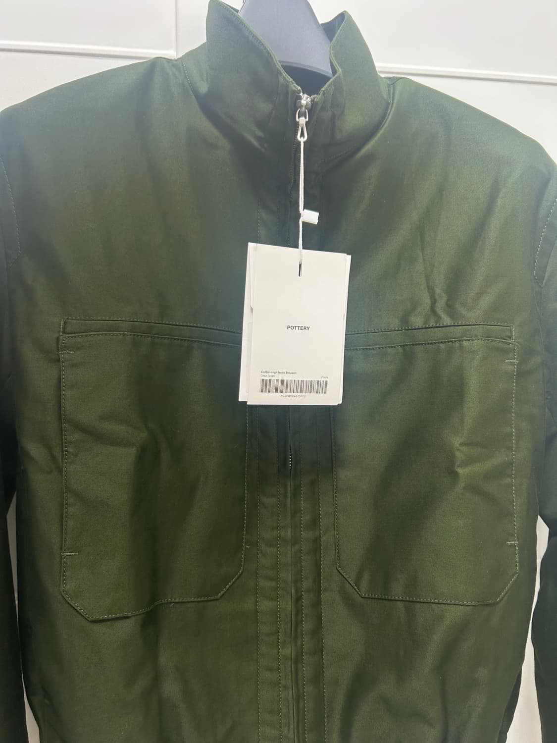 Pottery 하이넥 블루종 상품이미지7