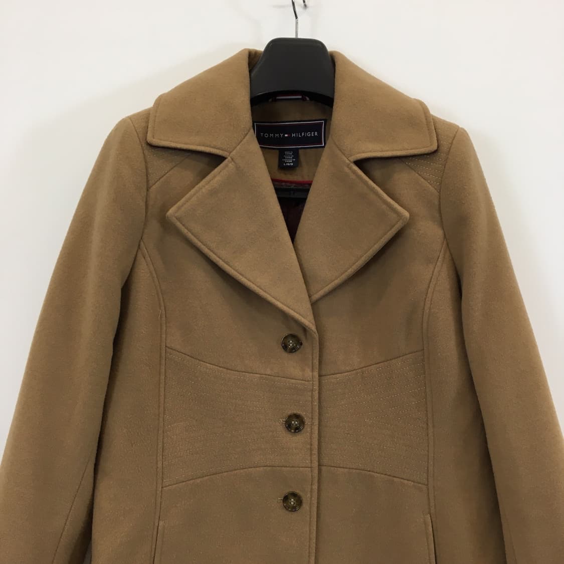 타미힐피거 카멜 싱글코트 여성 L 넉넉  상품이미지2