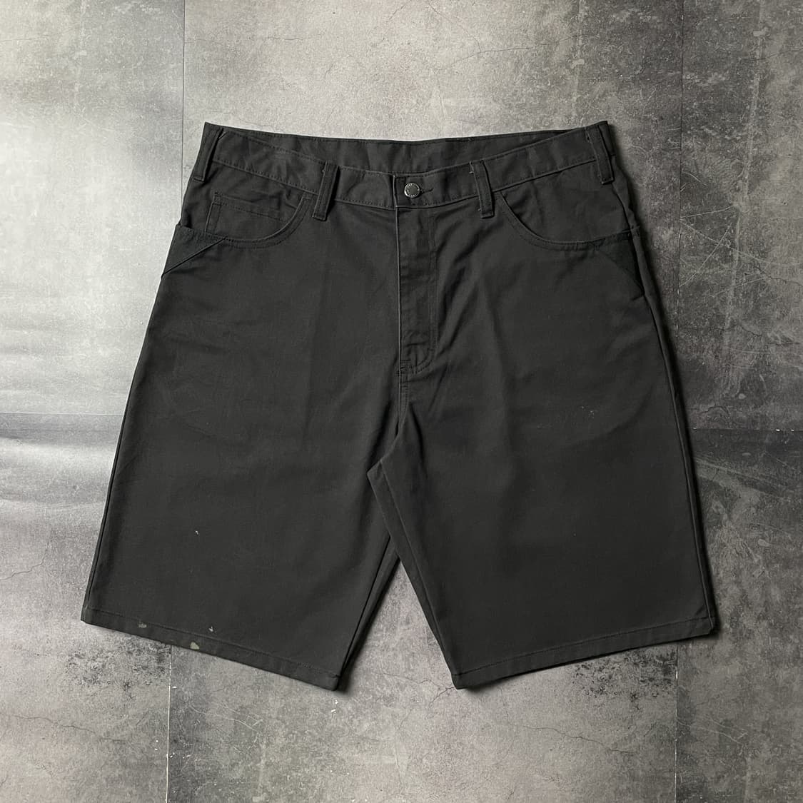 DICKIES 디키즈 빈티지 블랙 워크 하프팬츠 A01113 상품이미지1