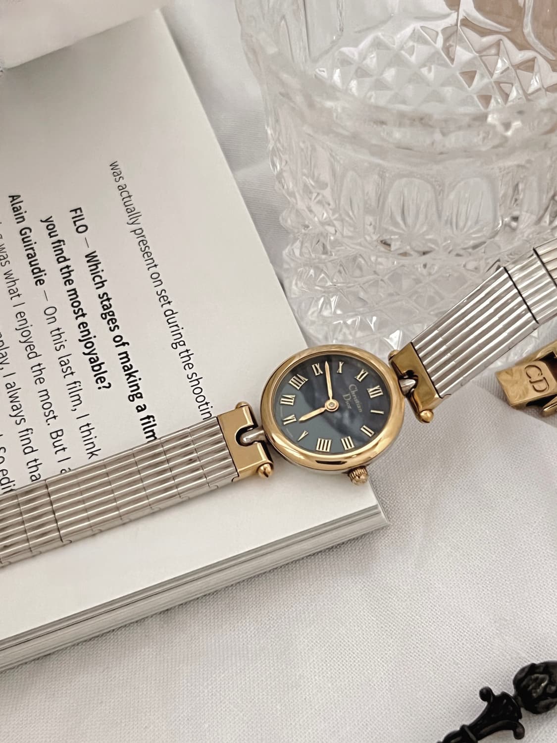  디올 블루 다이얼 브레이슬릿 시계/ 정품감정,케어 상품이미지1