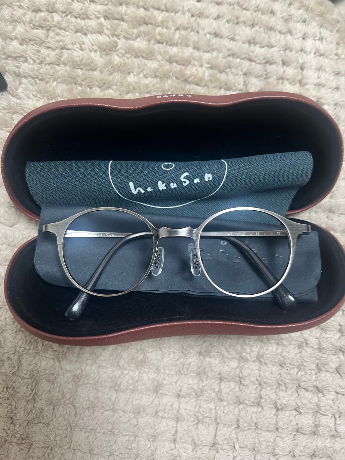 백산안경 티탄 판토 실버 상품이미지1