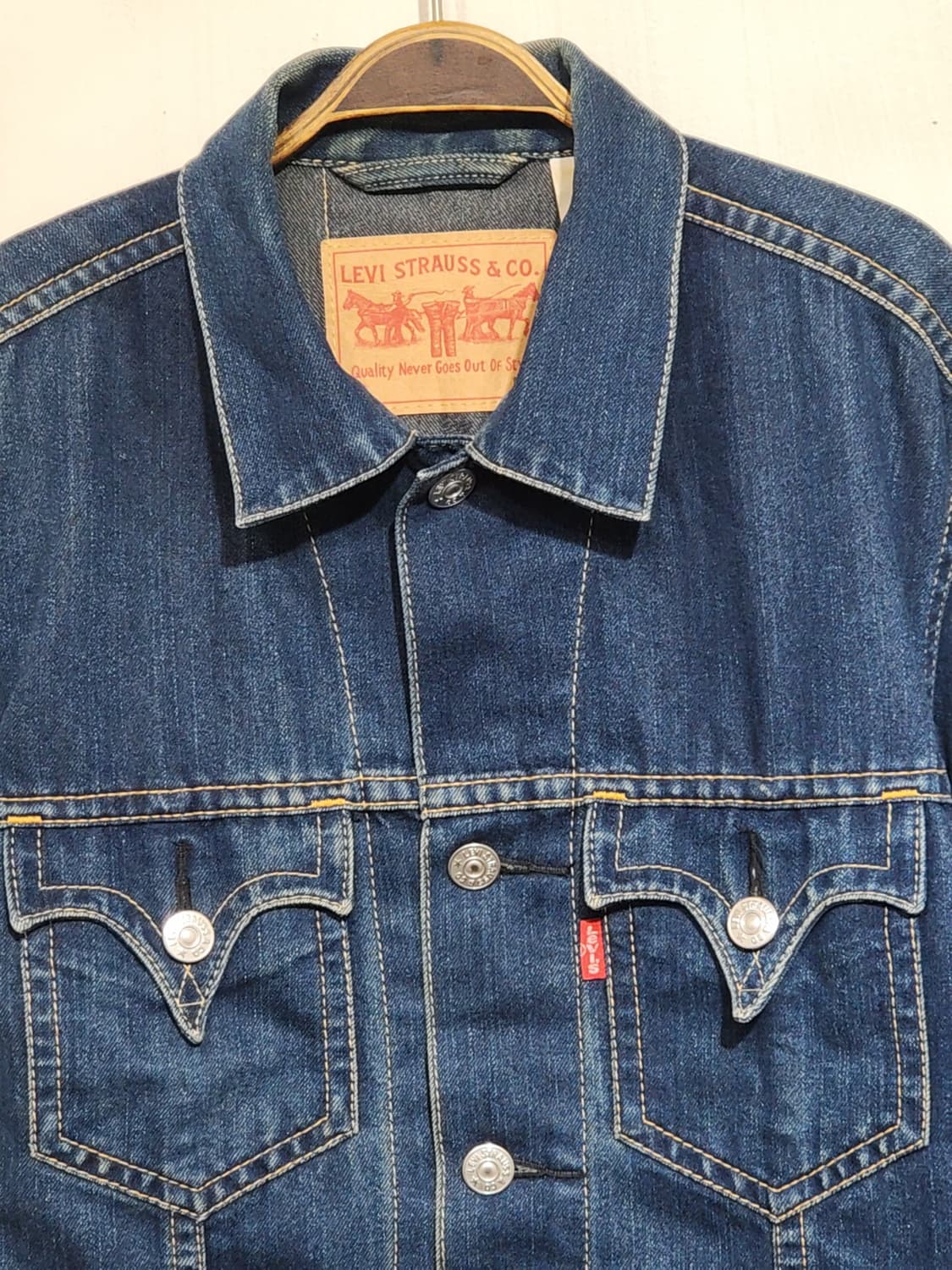 (M) 리바이스 청자켓 중청 타입원 데님자켓 레드탭  상품이미지2