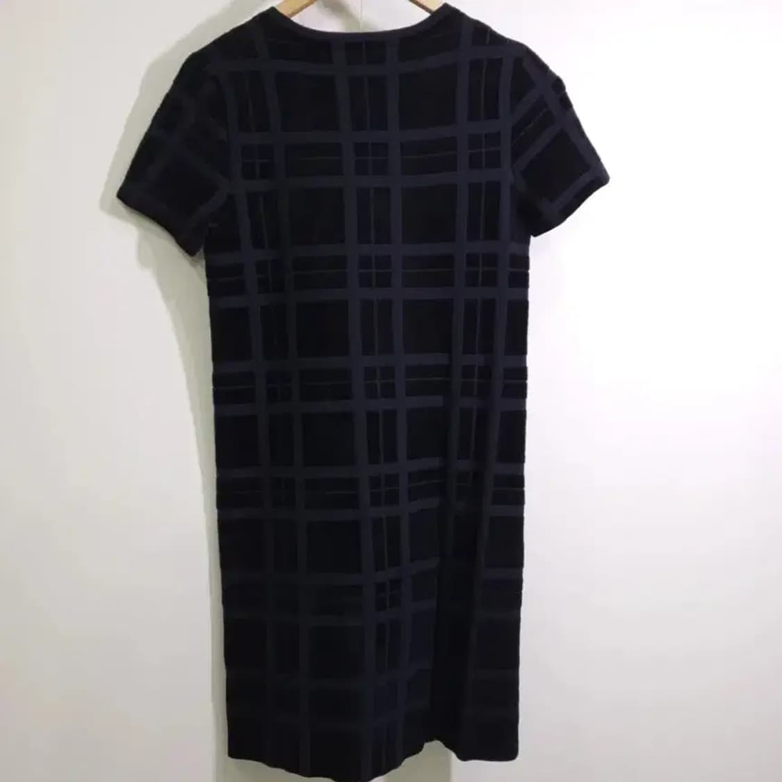 띠어리 체크 패턴 원피스 P/TP 상품이미지6