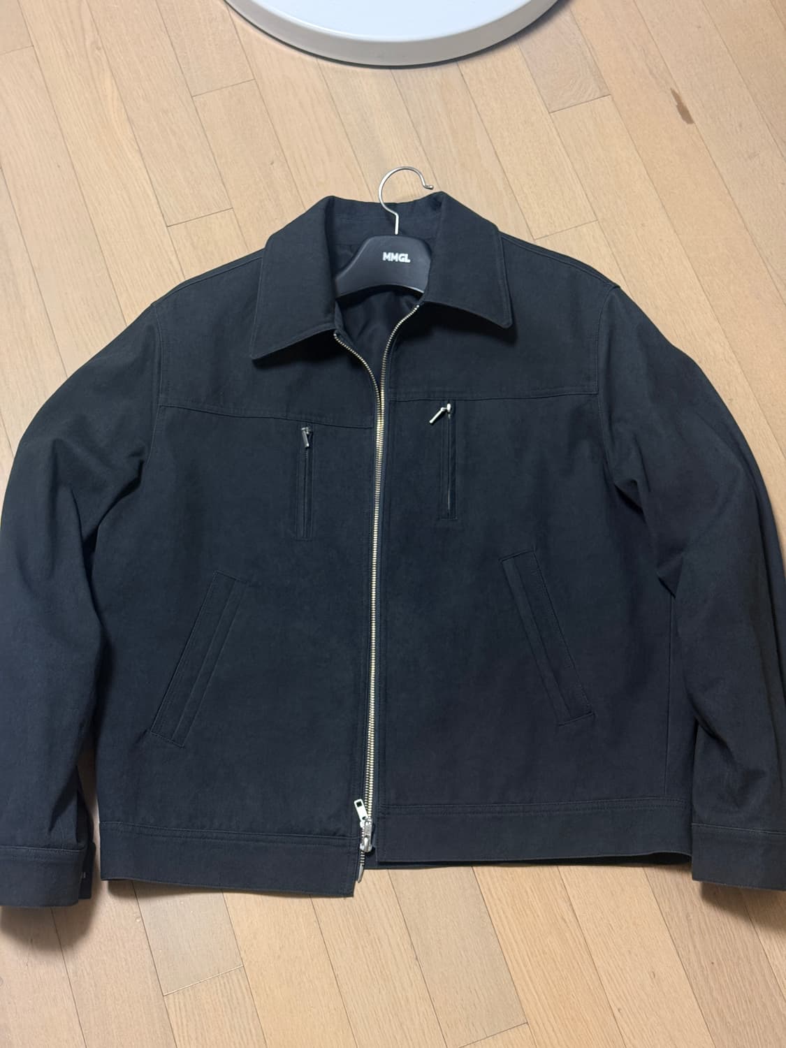 드로우핏 /페이드 다잉 코튼 블루종 자켓 [CHARCOAL] /XL 상품이미지3