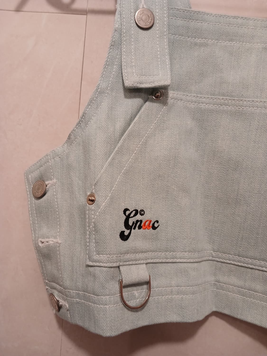 로맨틱크라운 정품 여성 청 멜빵 뷔스티에 85 사이즈 상품이미지2