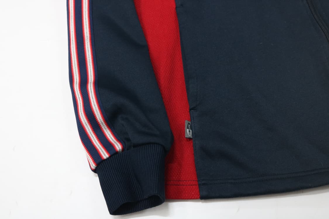 아디다스 빈티지 클라이마라이트 네이비 레드 배색 트랙탑 (M) 상품이미지5