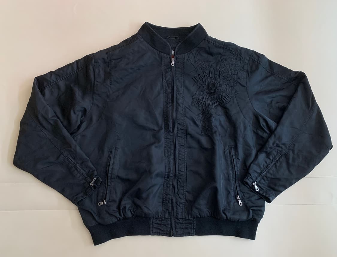09할리데이비슨 자수블루종자켓 2XL 상품이미지1