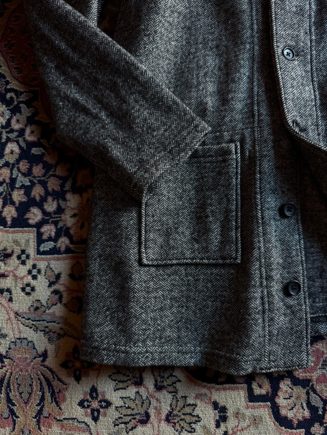 엔지니어드 가먼츠 트위드 코트 100 상품이미지6