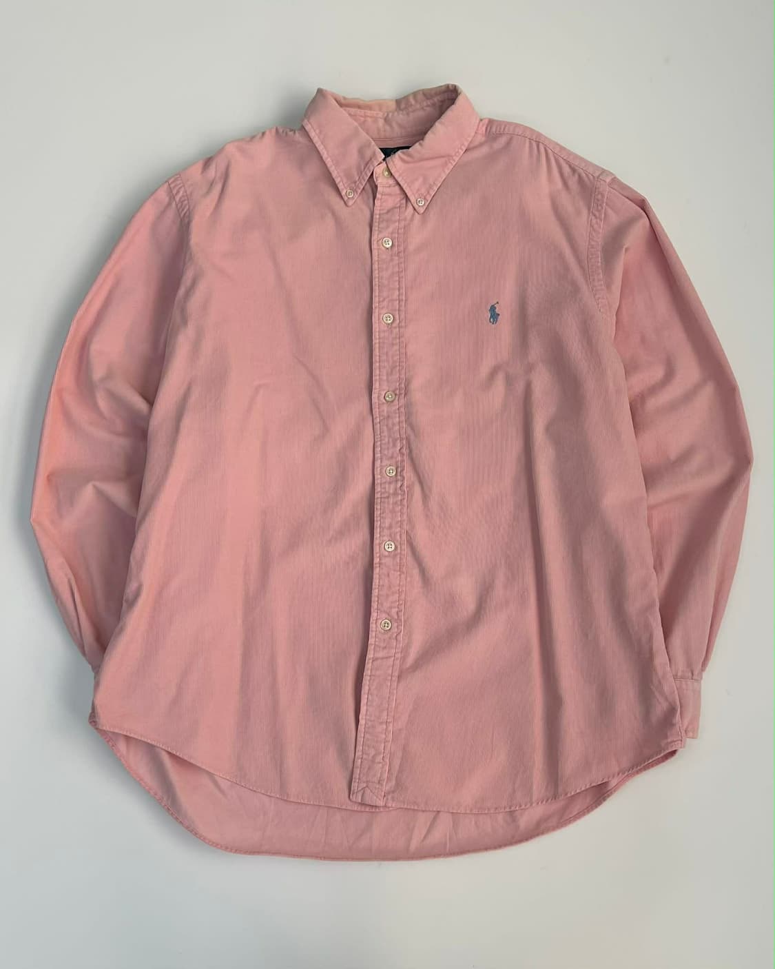 [XL] 폴로 랄프로렌 핑크 코듀로이 커스텀핏 셔츠 상품이미지1