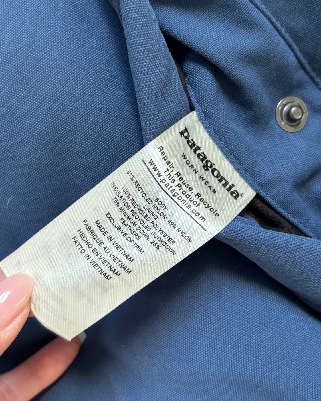 Patagonia 파타고니아 리버시블 덕다운 패딩 베스트 상품이미지7