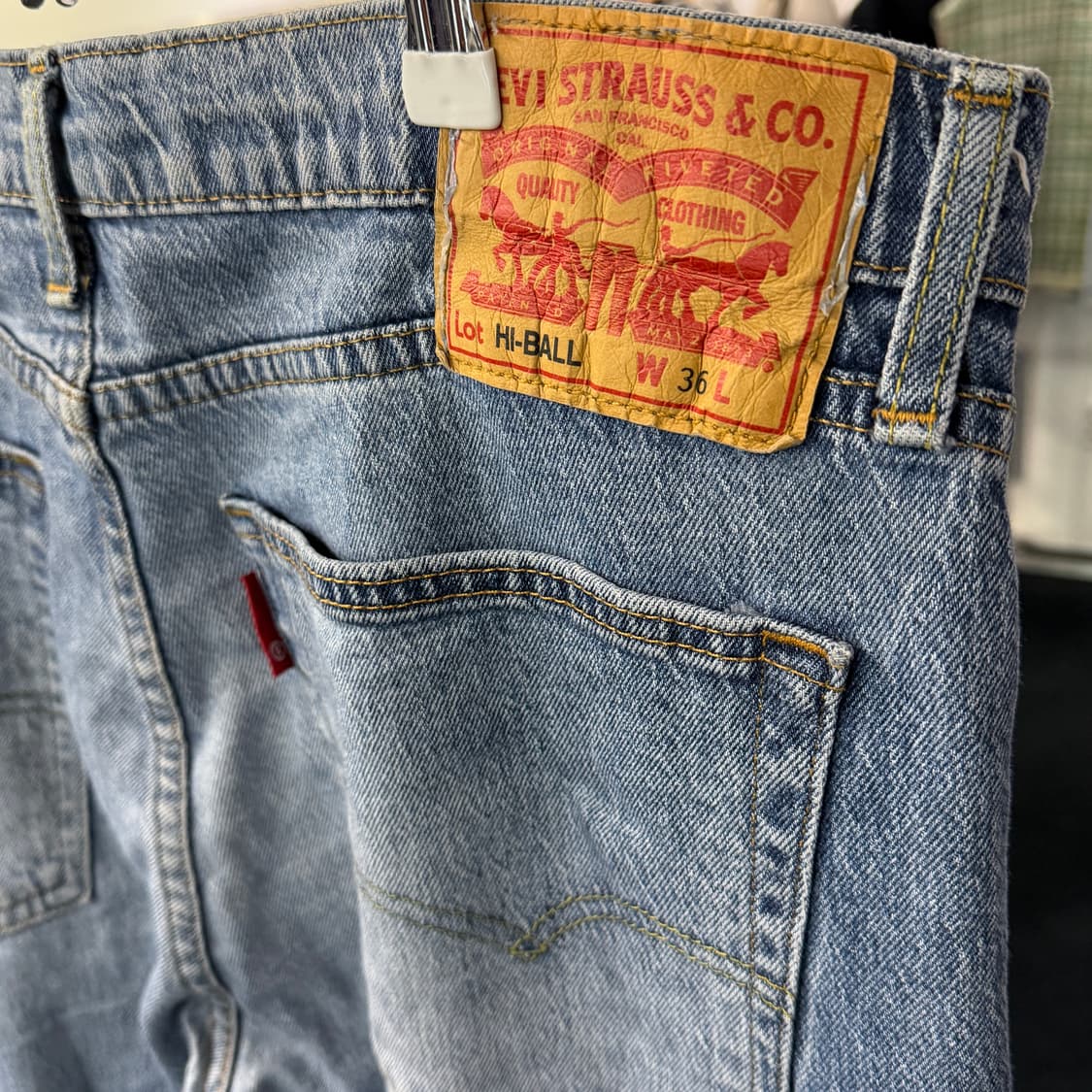 [36] 리바이스 HI BALL 데님 청바지 상품이미지5